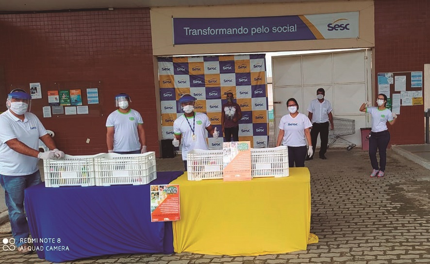 SESC Bahia realiza nova edição do Drive Thru Solidário em Salvador e oito cidades do interior