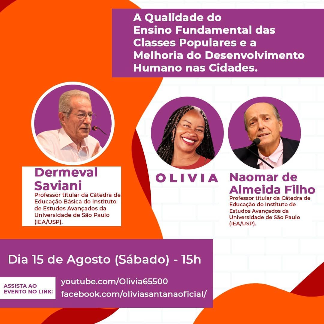 Salvador recebe Dermeval Saviani, um dos maiores educadores e filósofos do Brasil, em webconferência