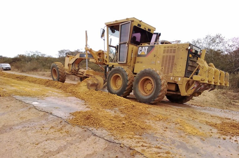 Obras de recuperação da BA-148 estão chegando ao município de Abaíra