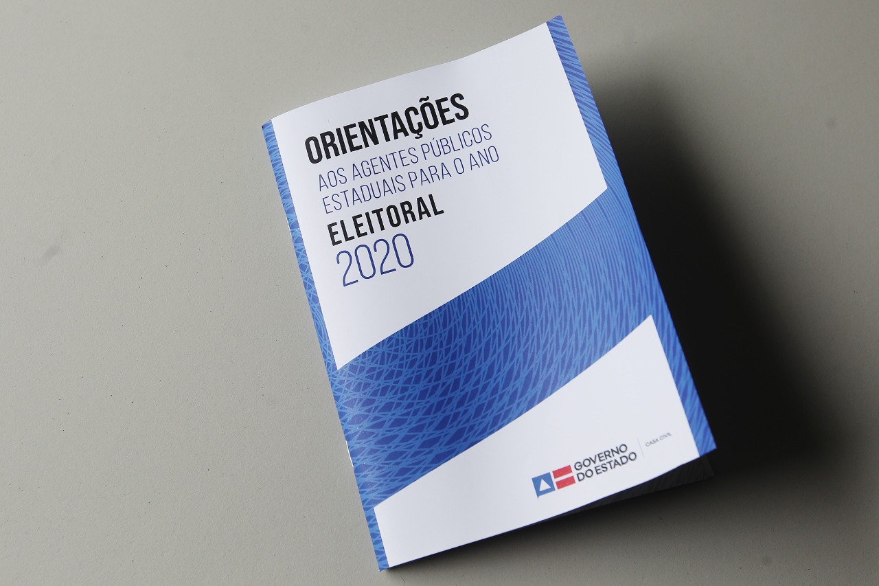Governo do Estado lança cartilha para orientar ação dos agentes públicos em ano eleitoral