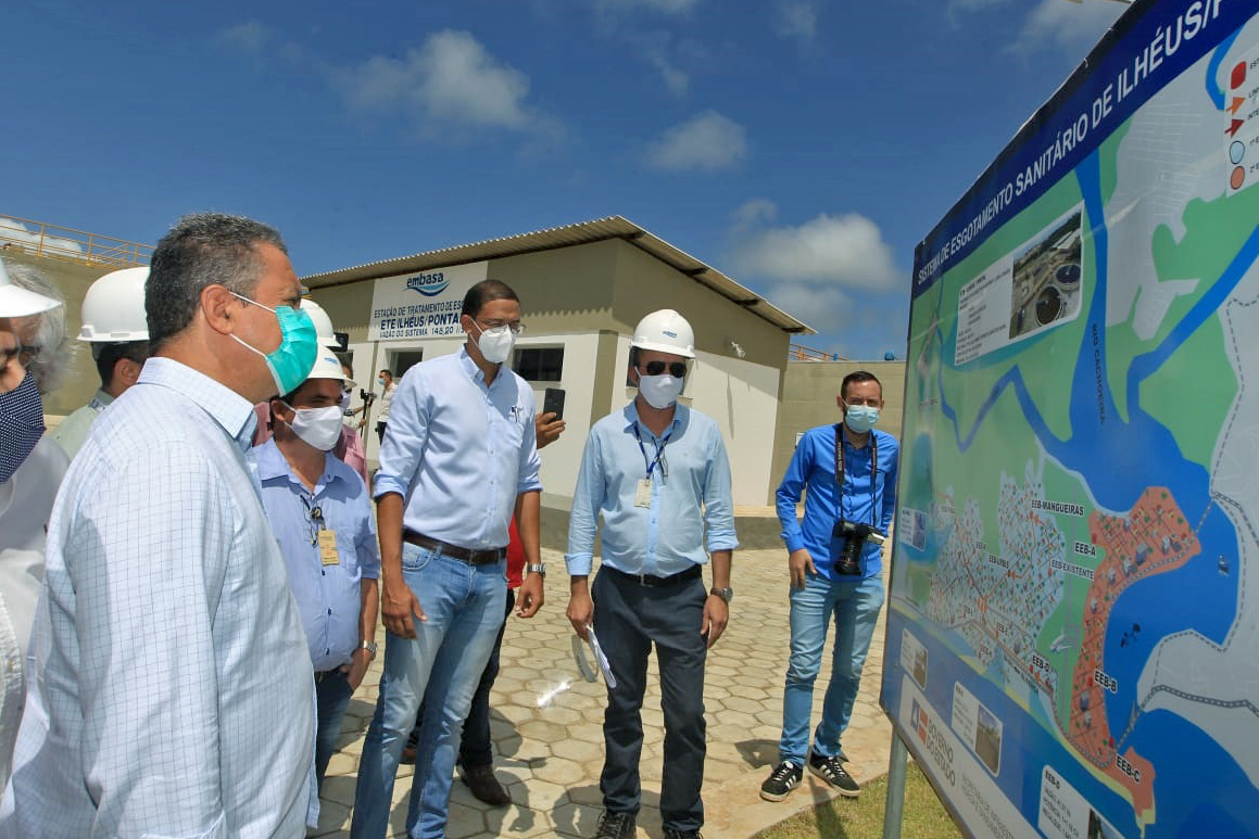 Rui inaugura primeira etapa da ampliação do sistema de esgotamento sanitário Ilhéus-Pontal