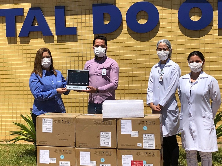 Instituto Aiba entrega mais equipamentos médicos ao Hospital do Oeste