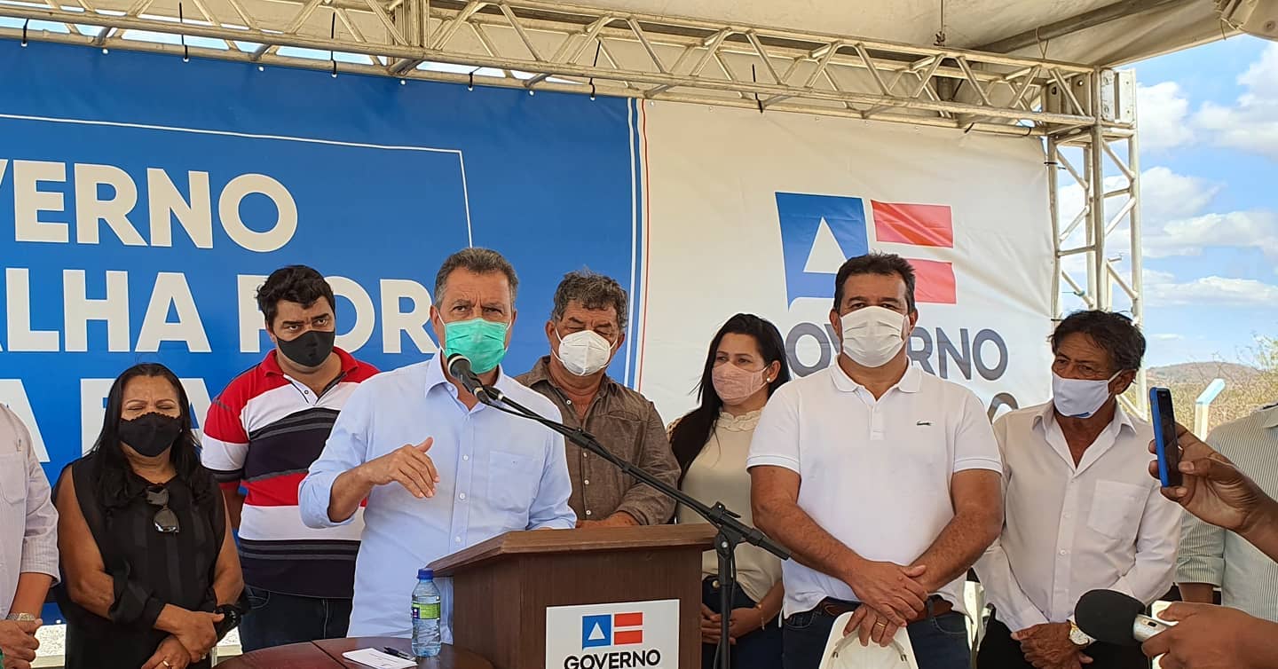 Deputado Marquinho Viana acompanha o governador Rui Costa no município de Rio do Antônio