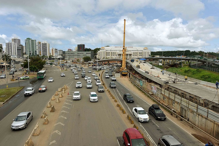 Prefeitura inicia construção de viaduto na região do Shopping da Bahia