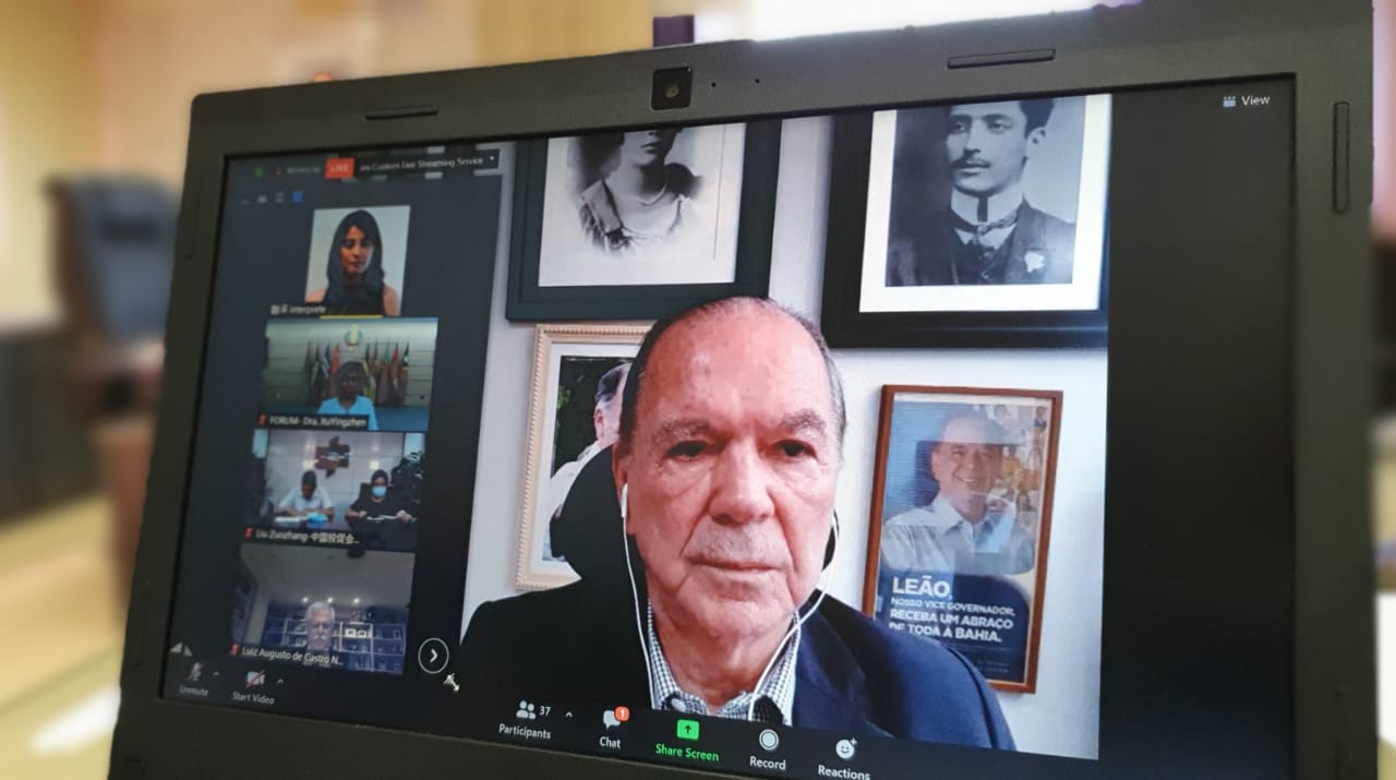 ‘Bahia é a porta brasileira para investimentos da China’, diz Leão em feira internacional chinesa