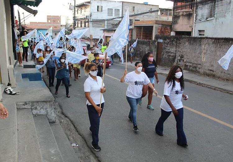 Ireuda dá a largada em campanha com caminhada em bairros de Salvador: “Nós podemos e vamos continuar”