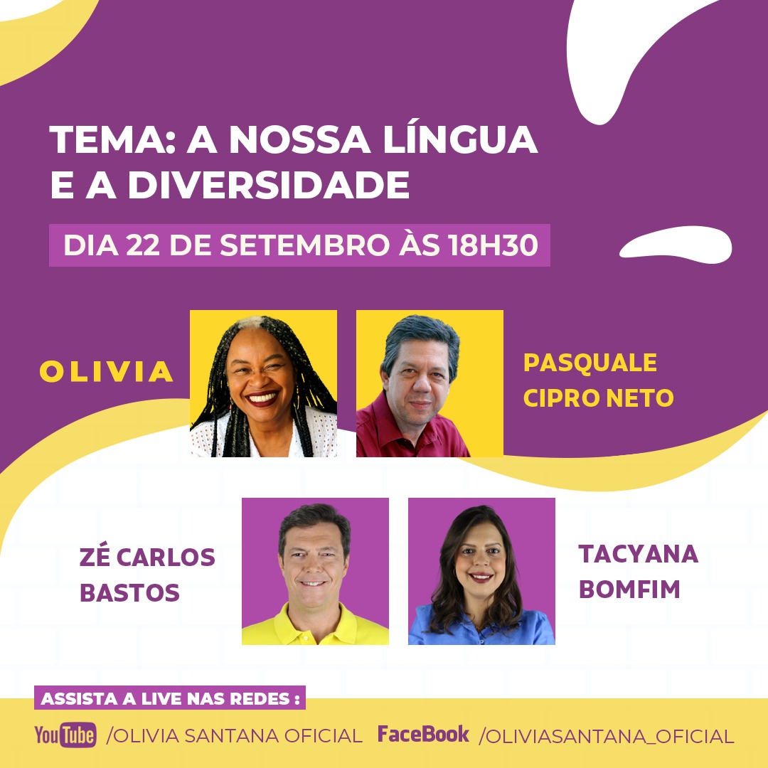 Professor Pasquale participa de live com Olívia