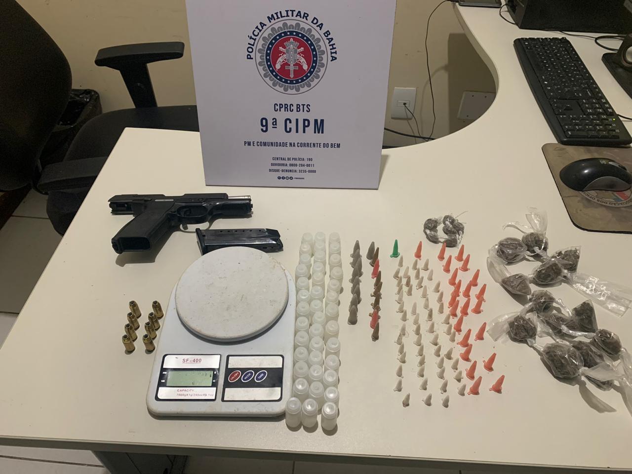 Em 24 horas, oito armas de fogo são retiradas de circulação na Bahia