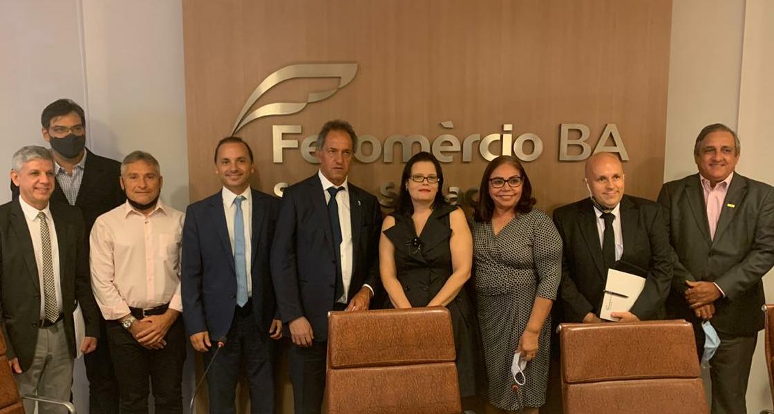 Embaixador Daniel Scioli conversa com empresários na Fecomércio