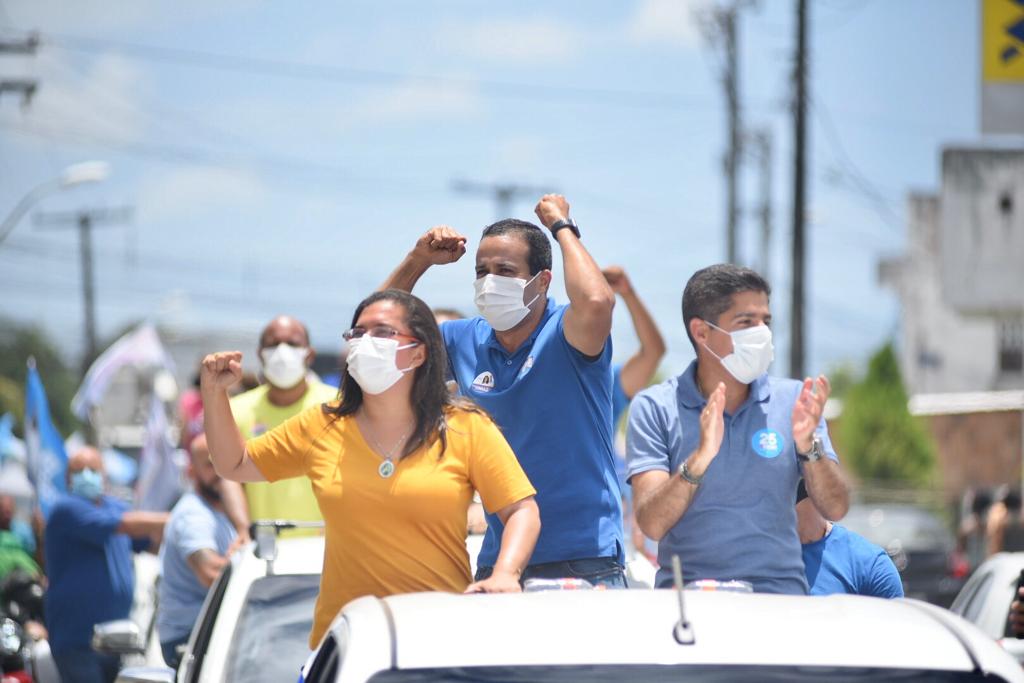 “Vamos seguir trabalhando com muita humildade”, diz Bruno Reis após carreata em Cajazeiras