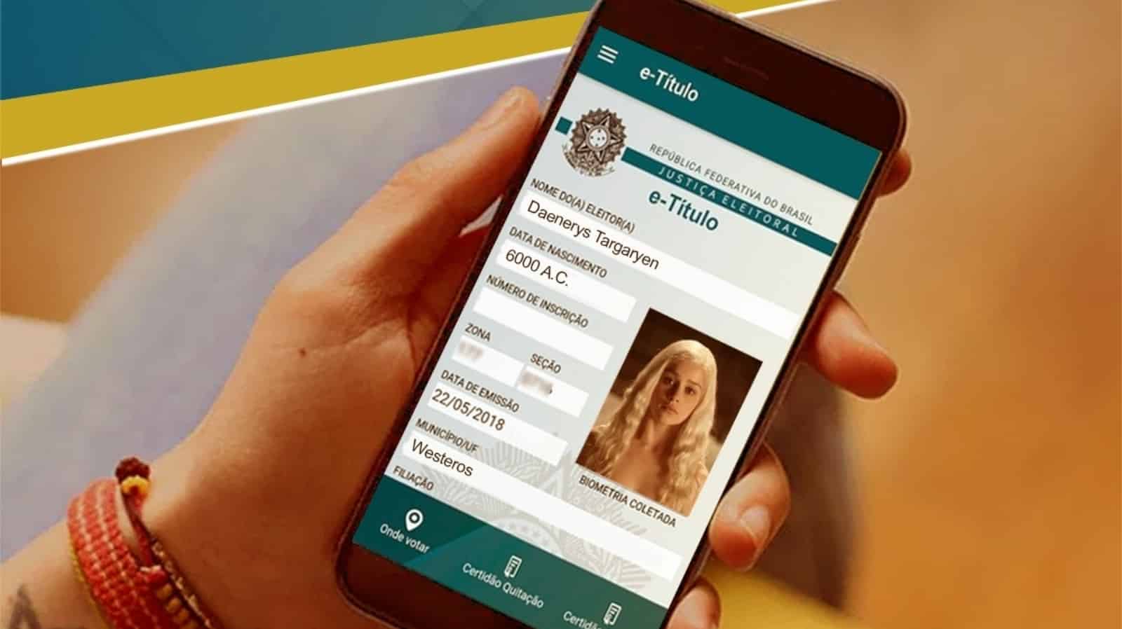 E-Título passa a ter foto do eleitor e pode ser usado como documento oficial para votar