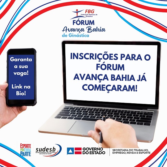 Fórum Avança Bahia de Ginástica está com inscrições abertas