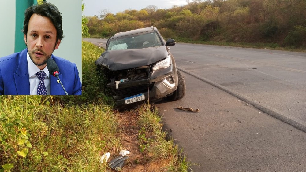 Deputado baiano fica ferido em acidente com duas vítimas fatais no município de Jeremoabo