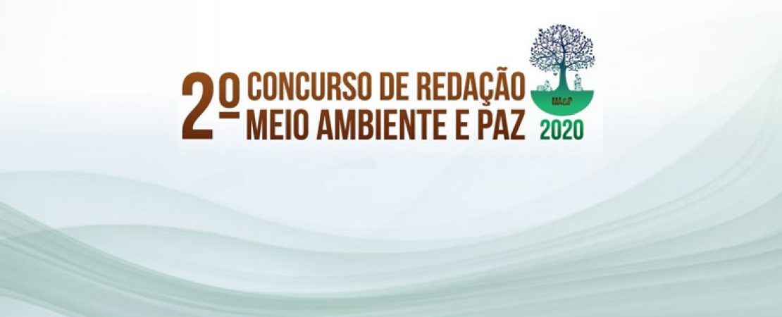 Inscrições abertas para 2º Concurso de Redação, Meio Ambiente & Paz