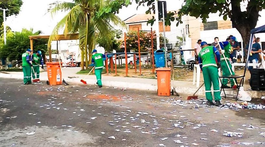 Eleições municipais tiveram aumento de mais de 20% no lixo recolhido