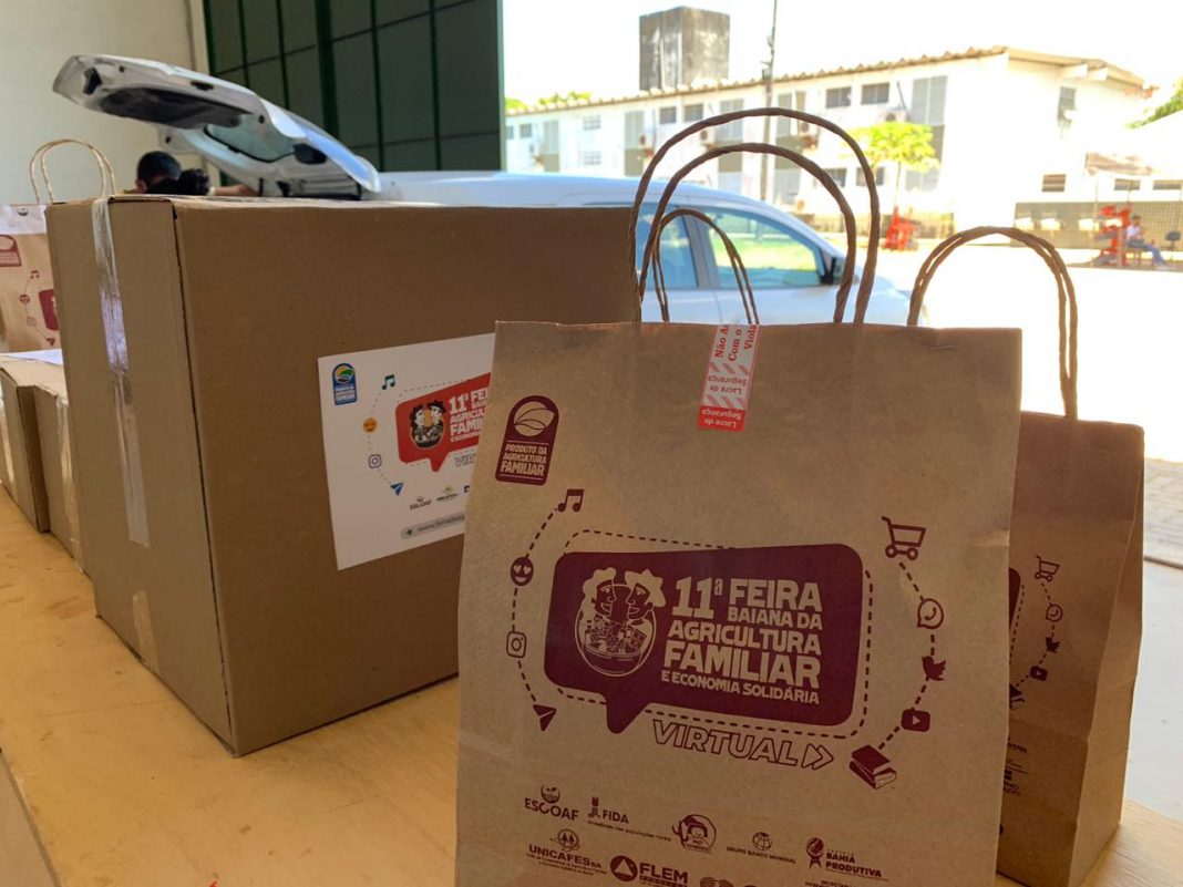 Produtos da Feira Baiana da Agricultura Familiar tem entrega delivery gratuita
