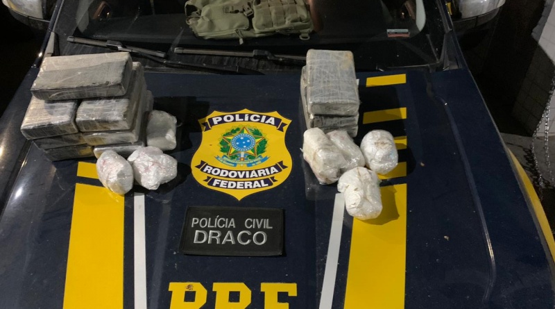 Com nome falso, traficante acaba preso na BR 420 transportando quase 14 Kg de cocaína dentro de caminhonete
