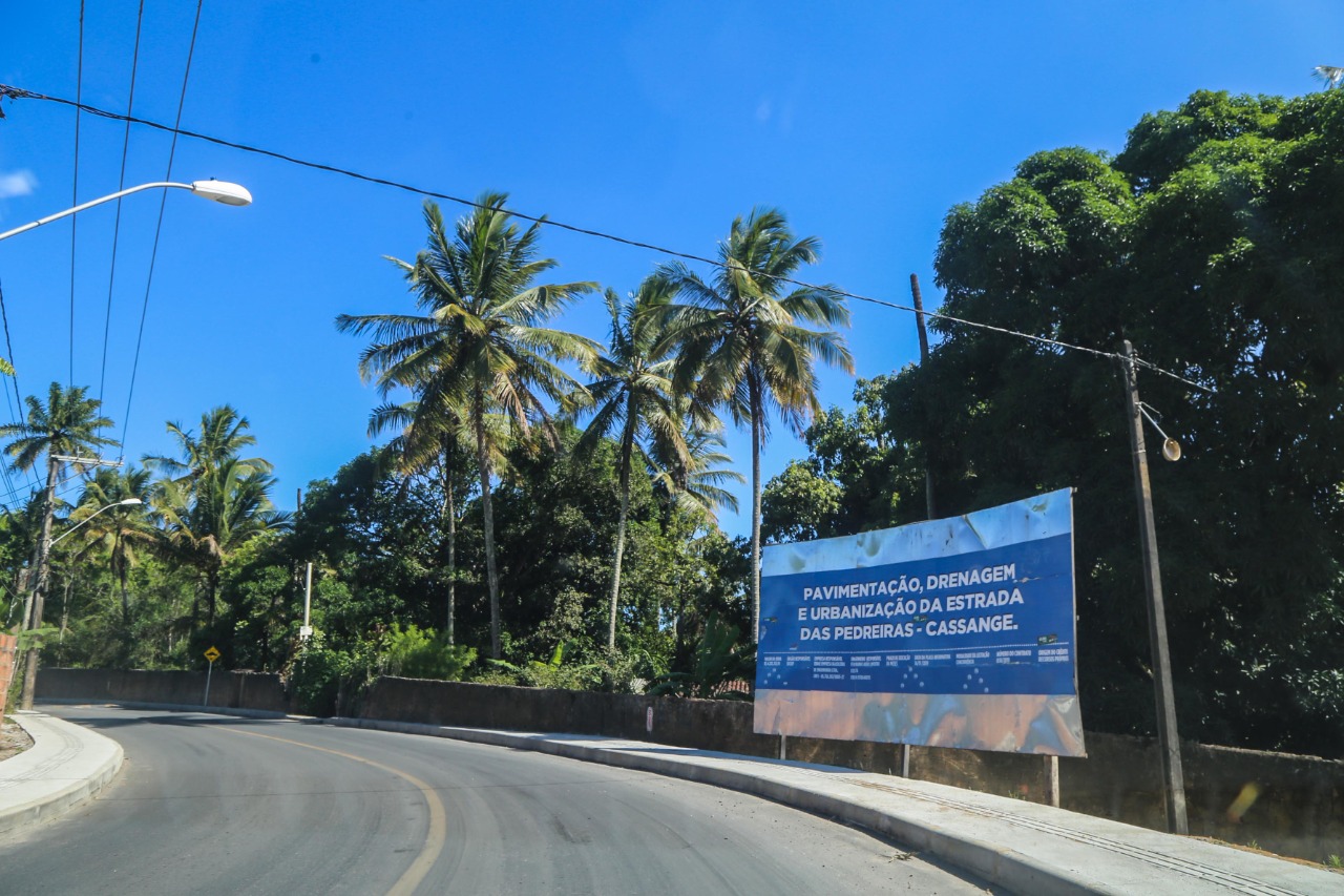 Prefeitura entrega nova Estrada das Pedreiras neste sábado (02)
