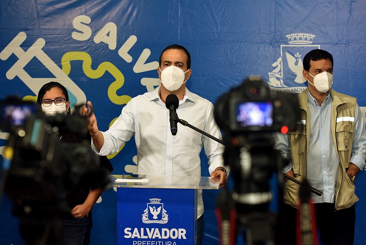 Salvador ganhará mais leitos de UTI após chegada de respiradores