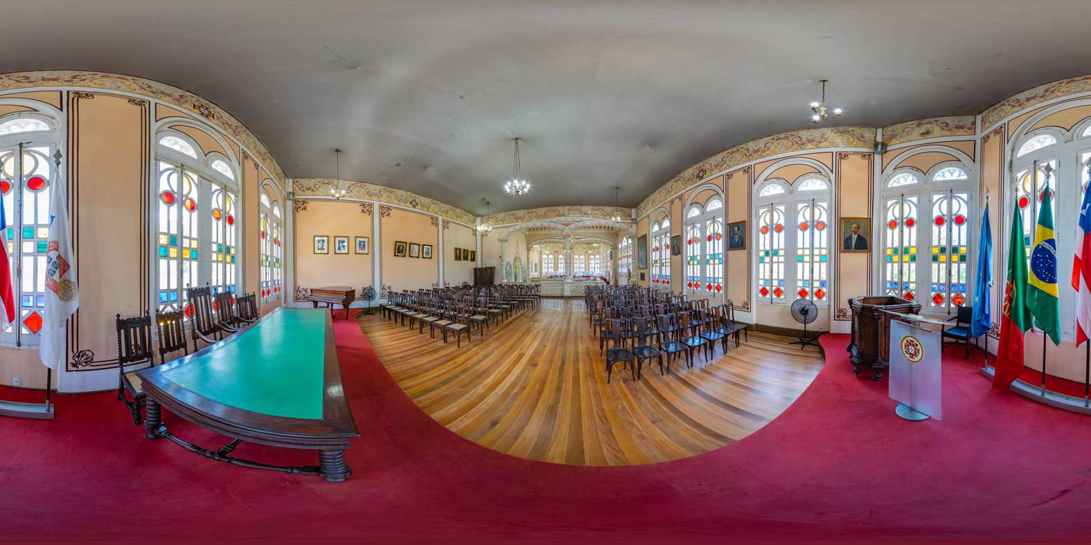 Gabinete Português de Leitura comemora aniversário com tour virtual em formato 360º