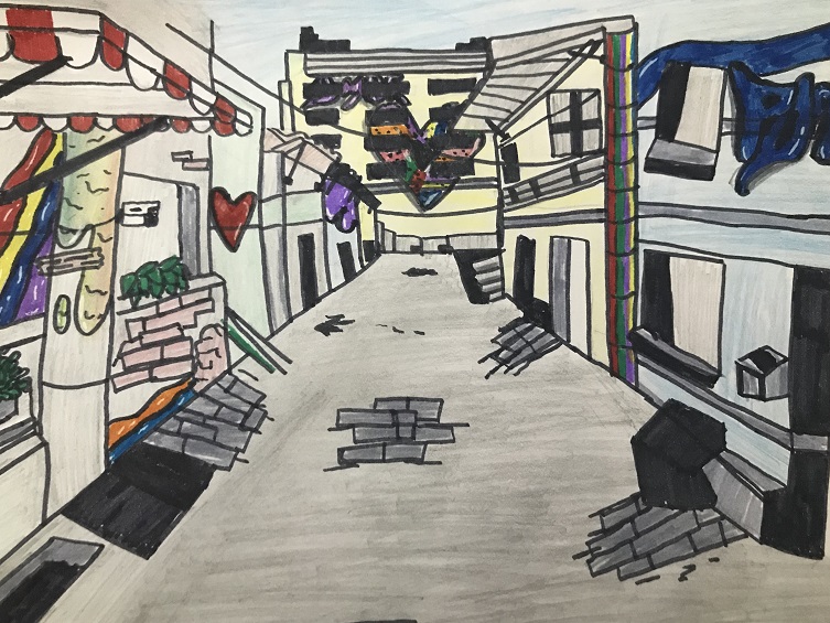 Arte Urbana é debatida por alunos em aula com artista plástico