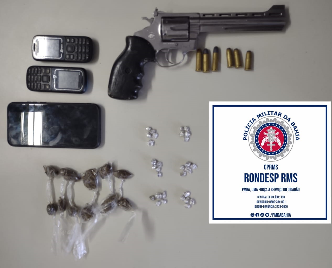 Criminoso tira selfie armado e acaba preso pela Rondesp RMS