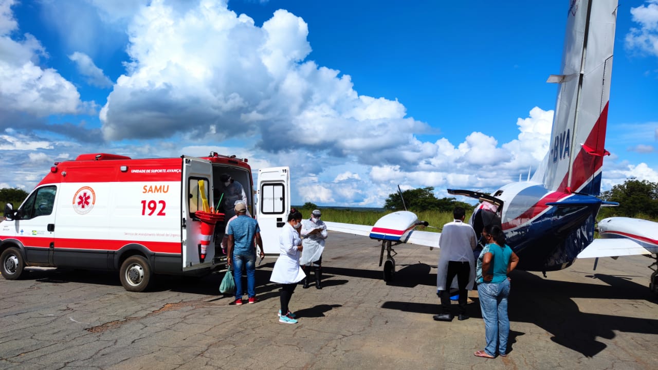 Três pacientes de Formosa do Rio Preto são transferidos de UTI aérea em menos de 24 horas