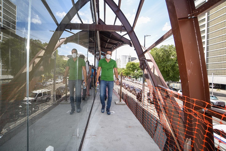 Vistorias avaliam obras no Doca 1 e imóveis para secretarias no Comércio
