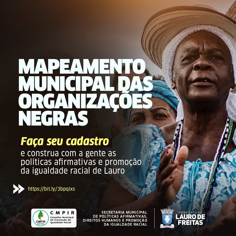 Lauro de Freitas realiza levantamento inédito sobre organizações da população negra no município