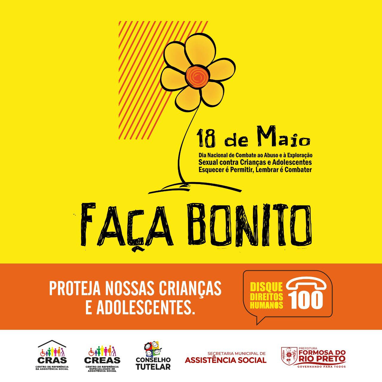 Prefeitura de Formosa lança campanha de combate ao abuso e à exploração sexual infantojuvenil