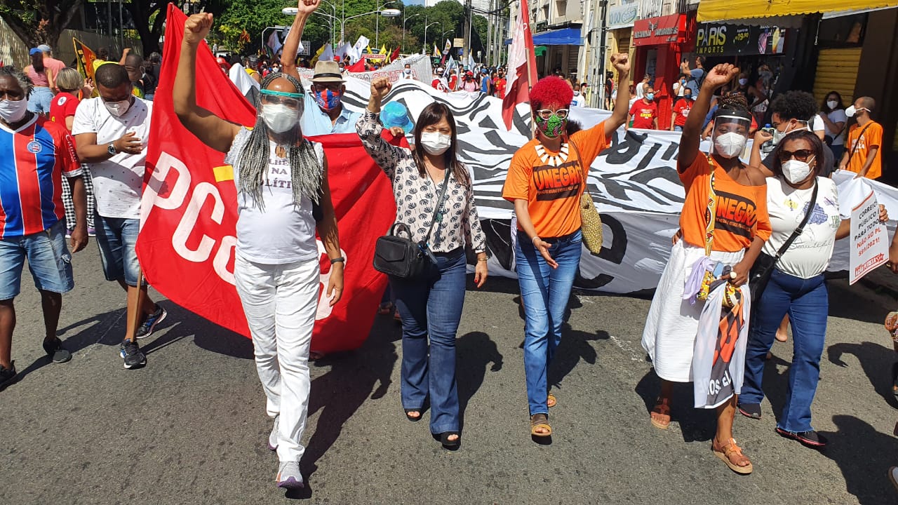 PC do B promove manifestação contra Bolsonaro em Salvador