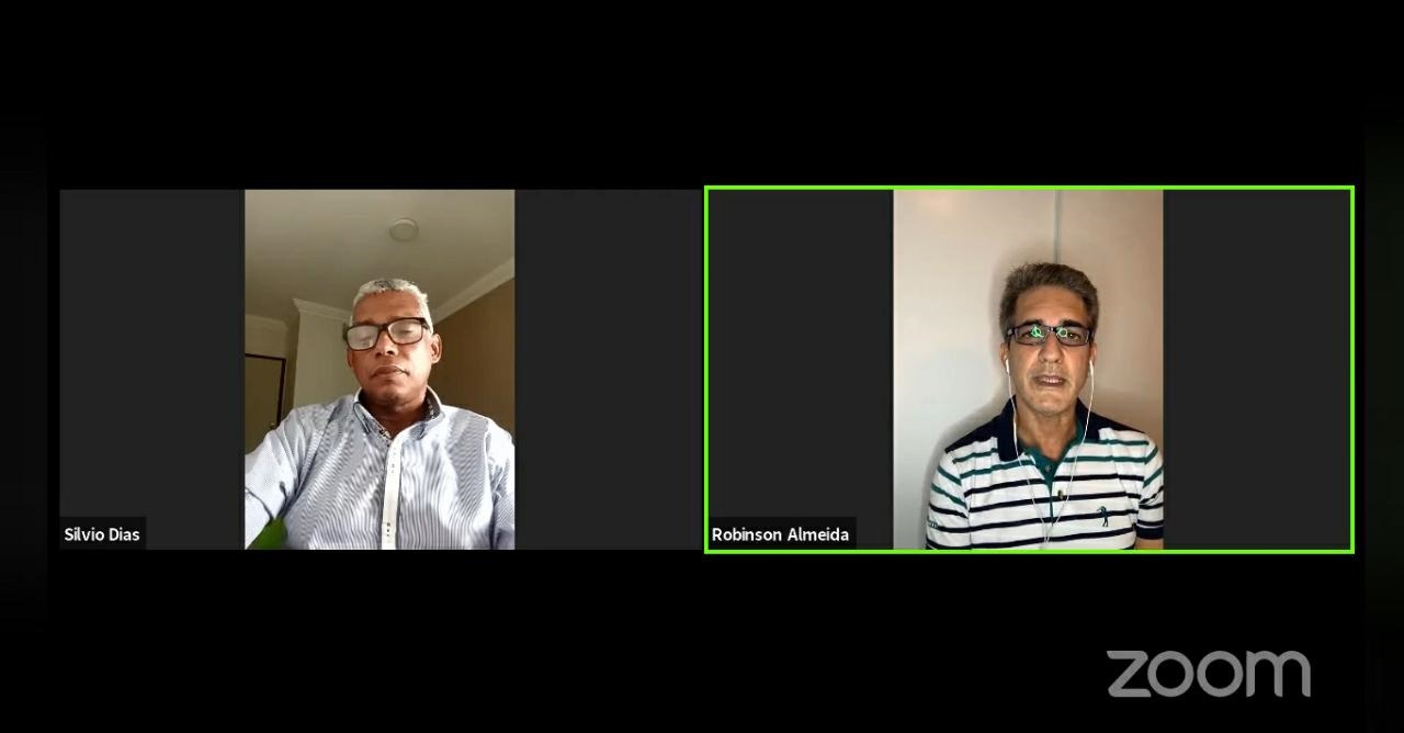 Em live, deputado Robinson Almeida e vereador Silvio Dias falam sobre CPI das cestas básicas em Feira