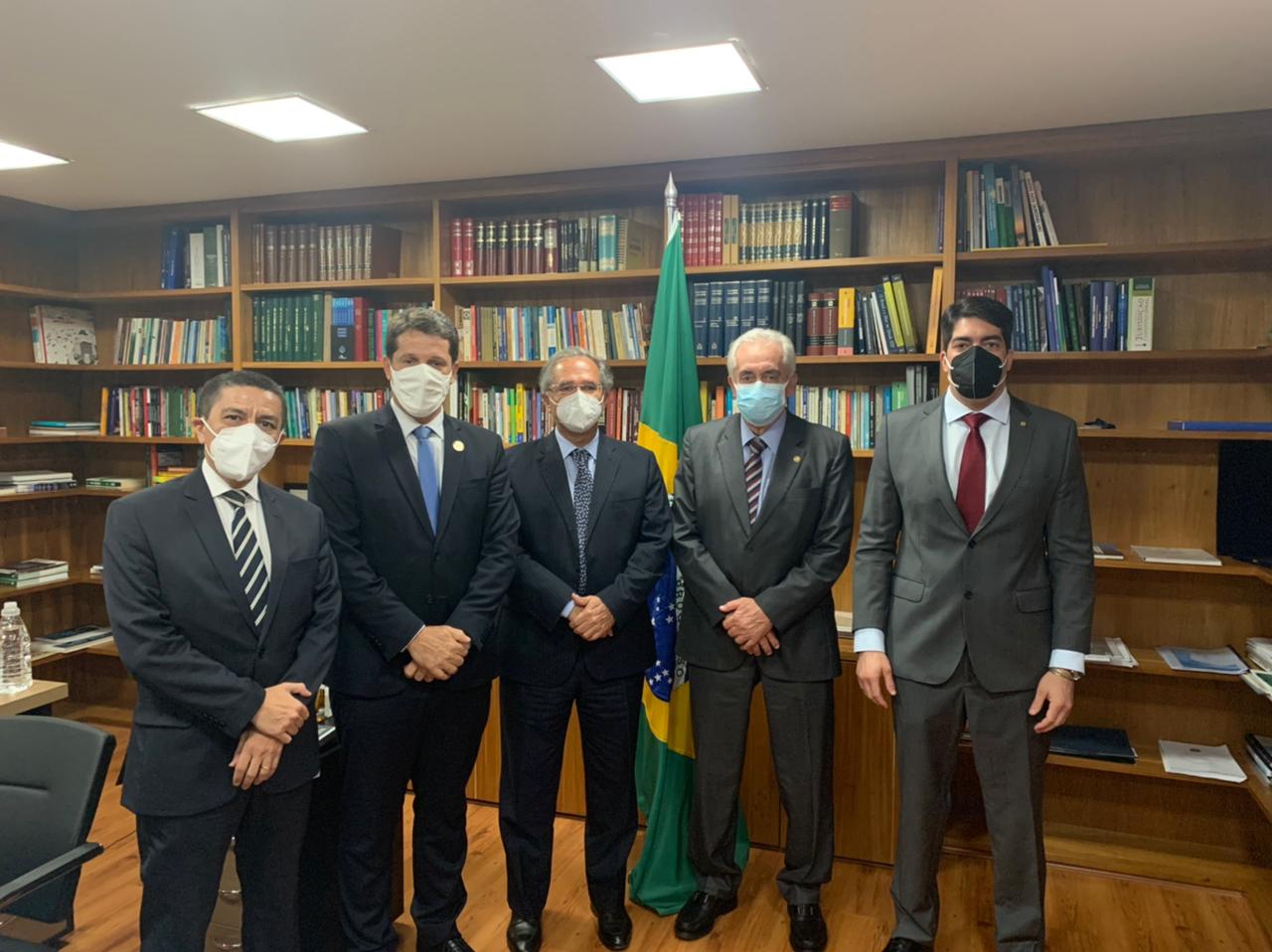 Presidente da UPB se reúne com Paulo Guedes e Otto Alencar pela redução da alíquota do INSS patronal dos municípios