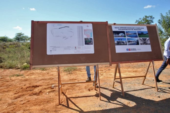 Iraquara recebe investimentos nas áreas de Educação, Abastecimento de Água e Saneamento