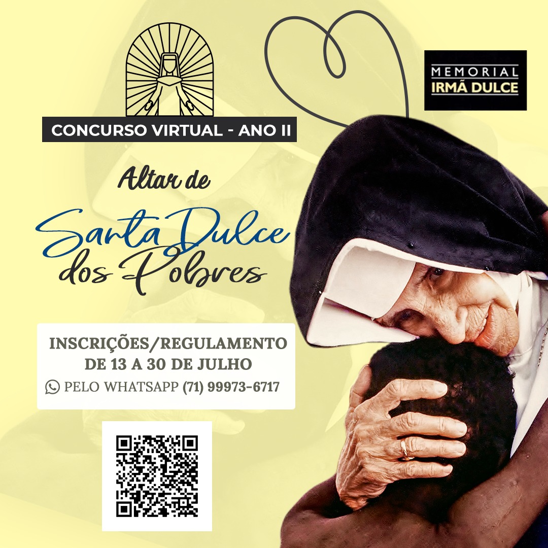 Memorial Irmã Dulce reabre para visitação e lança concurso virtual