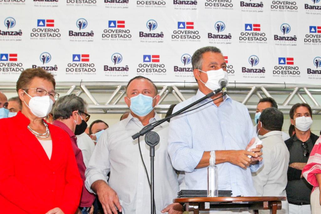 Adolfo Menezes vai com Rui Costa a Banzaê para inaugurar mais obras