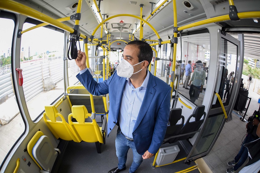 Ônibus elétricos passarão por testes em Salvador durante o mês de setembro