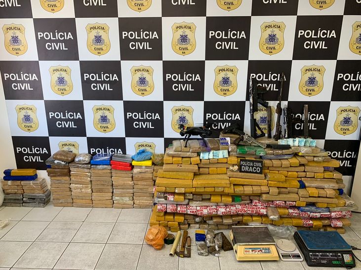 Draco prende três e apreende R$ 1,4 milhão em entorpecentes