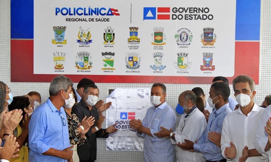 Rui inaugura policlínica em Serrinha, e Bahia alcança 94% de cobertura em exames