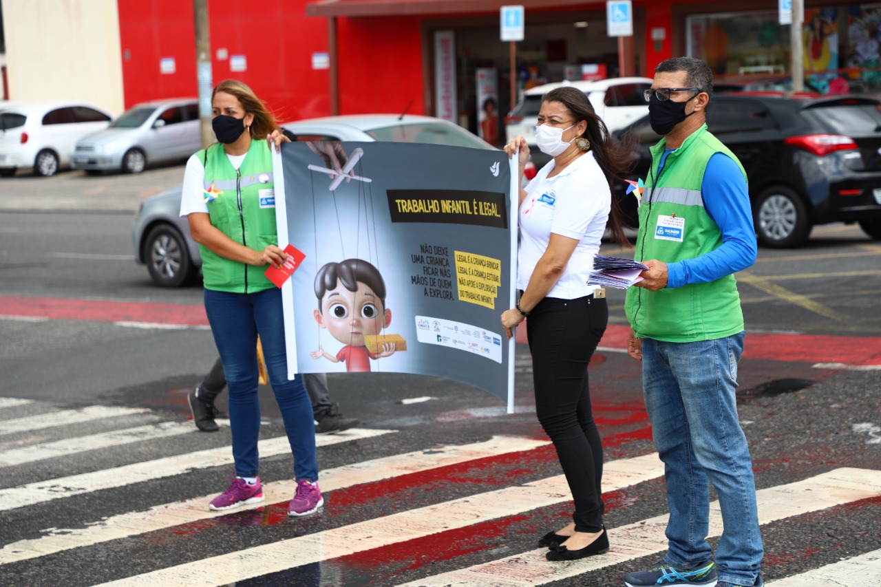 Ação especial destaca combate ao trabalho infantil em Salvador