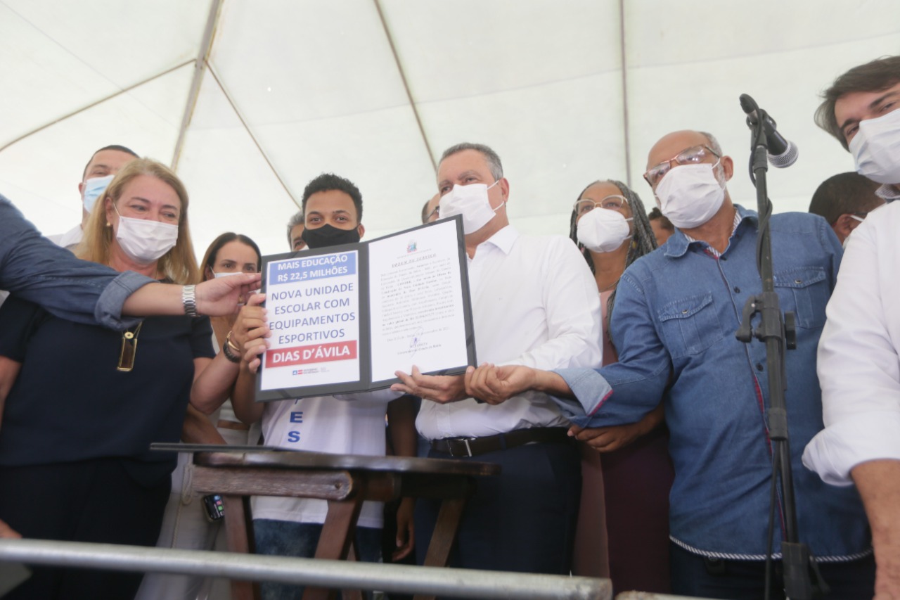 Rui autoriza construção de escola de tempo integral em Dias D’Ávila