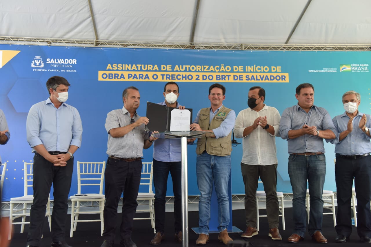 Prefeitura dá início às obras no 2º trecho do BRT de Salvador