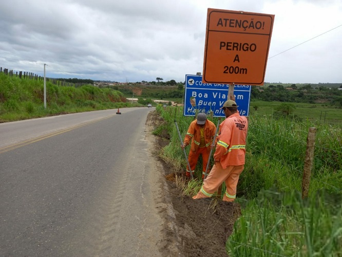 Governo da Bahia segue com obras de infraestrutura nas regiões afetadas pela chuva no Extremo Sul