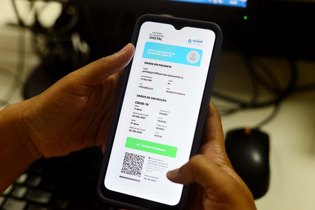 Salvador abre agendamento para regularizar cadastro da vacina contra Covid-19