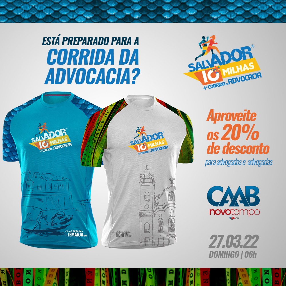 CAAB realiza a 4ª edição da Corrida da Advocacia no dia 27/03