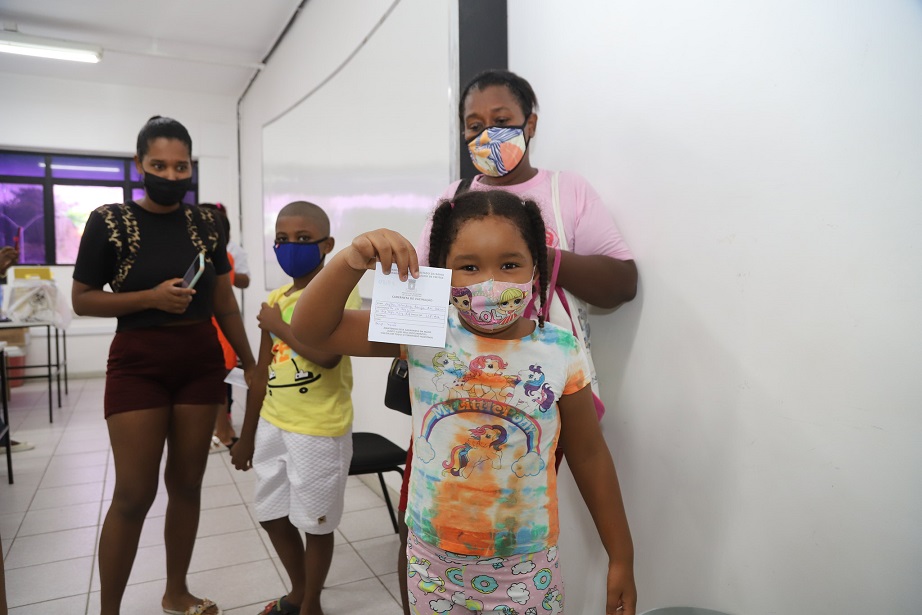 Lauro de Freitas tem sábado movimentado de vacinação infantil contra a Covid-19