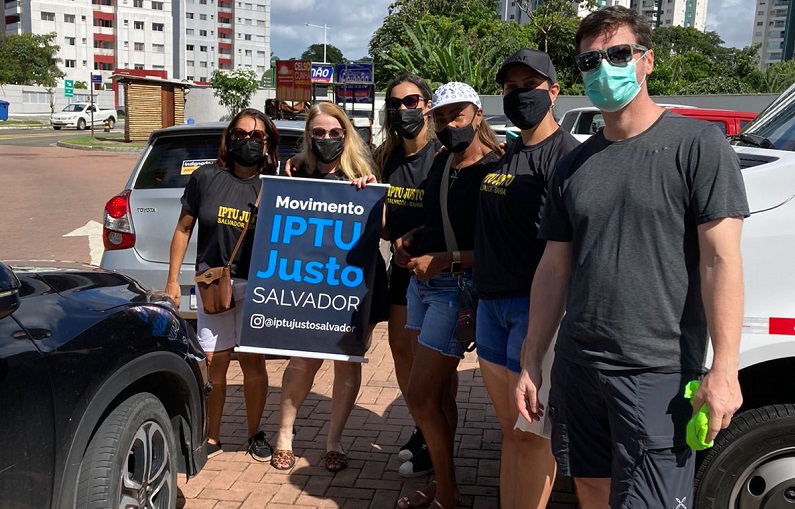 Carreata Movimento IPTU Justo  movimenta o domingo de Salvador