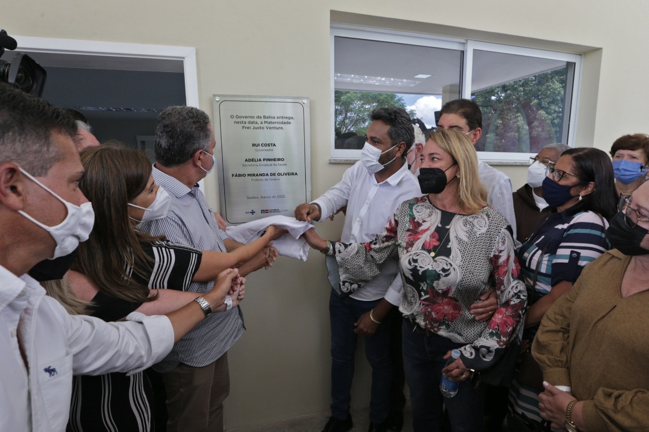Em Seabra, Rui entrega maternidade com investimento de R$ 17,5 milhões
