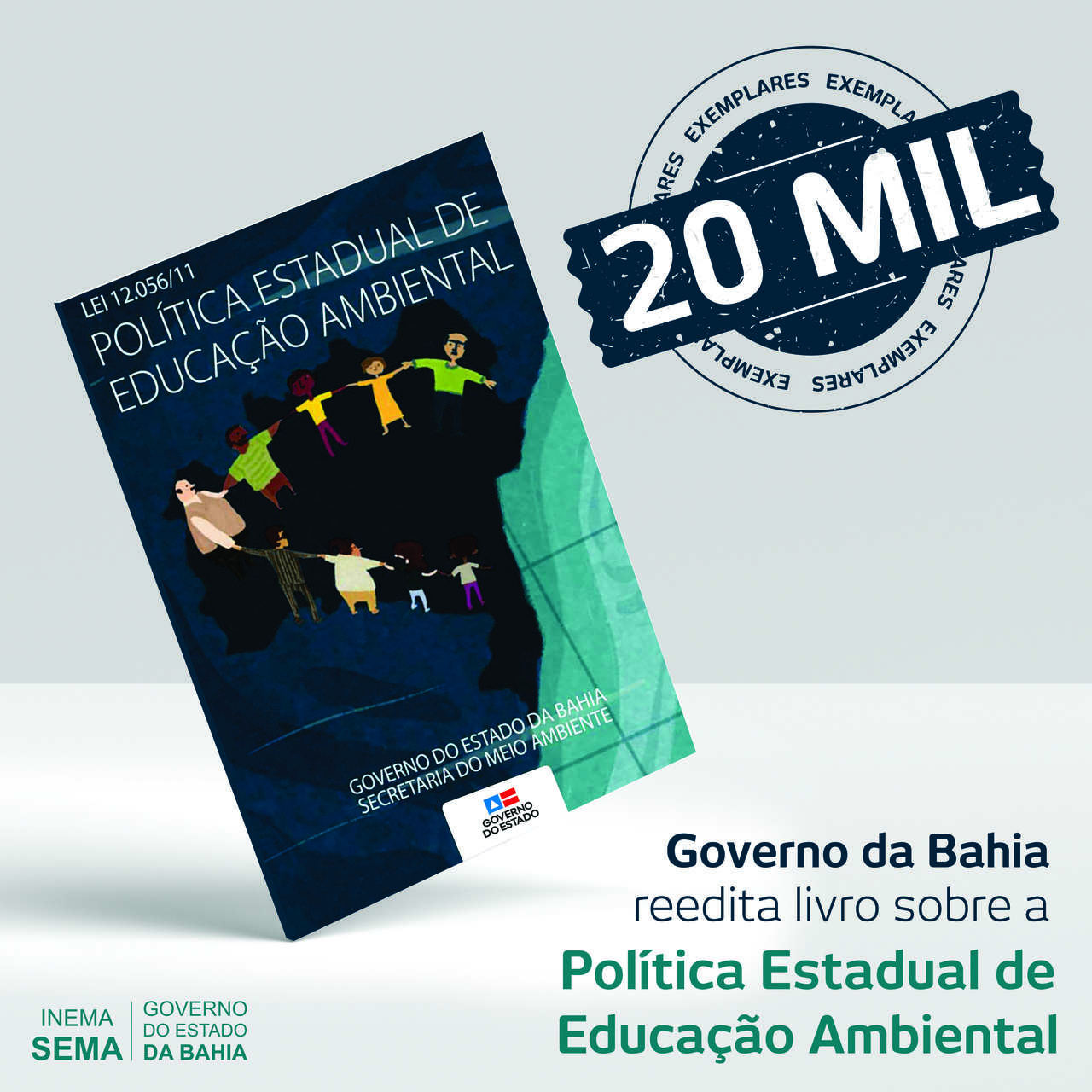 Governo reedita livro sobre a Política de Educação Ambiental da Bahia