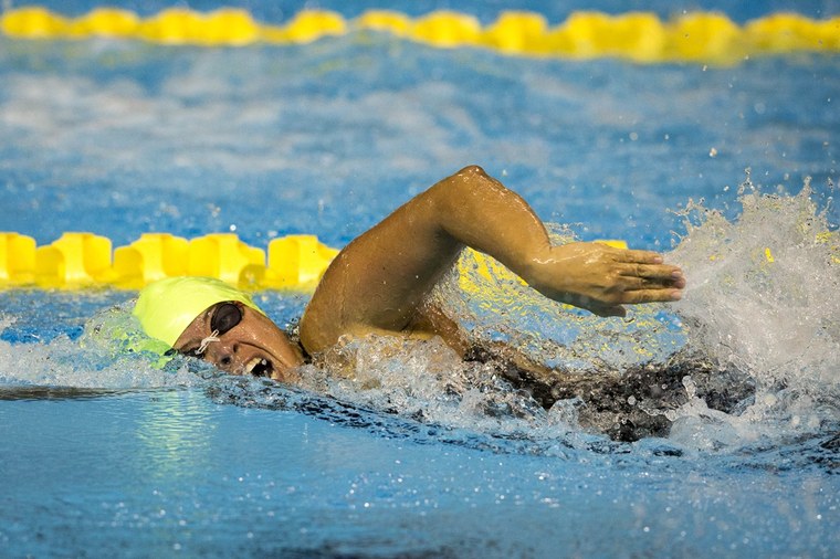 Com apoio da Sudesb, Verônica Almeida é campeã brasileira de natação